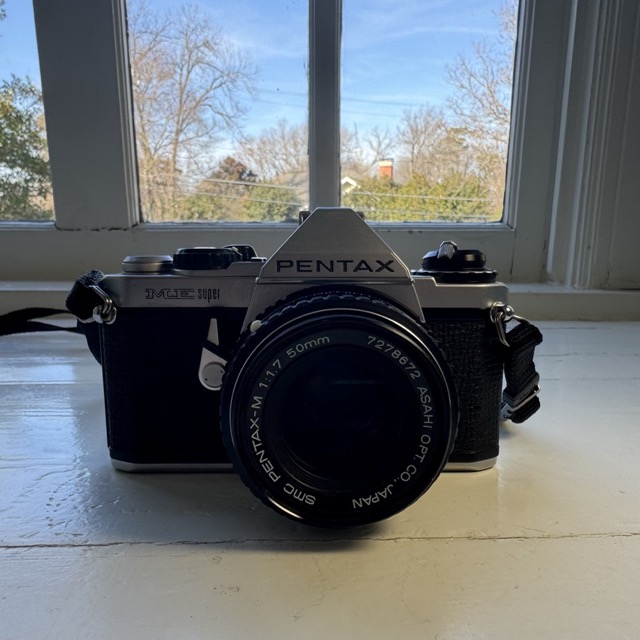 Pentax ME Super with 50mm f/1.7 lens